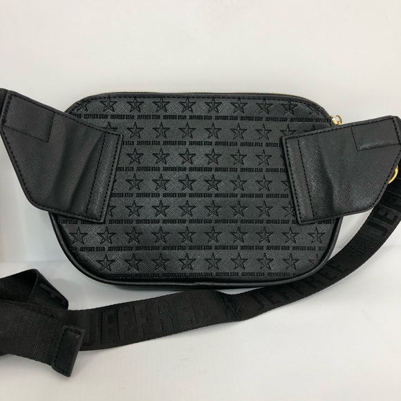 Jeffree Star Crossbody or Waist Black and Gold Bag - Picture 7 of 12